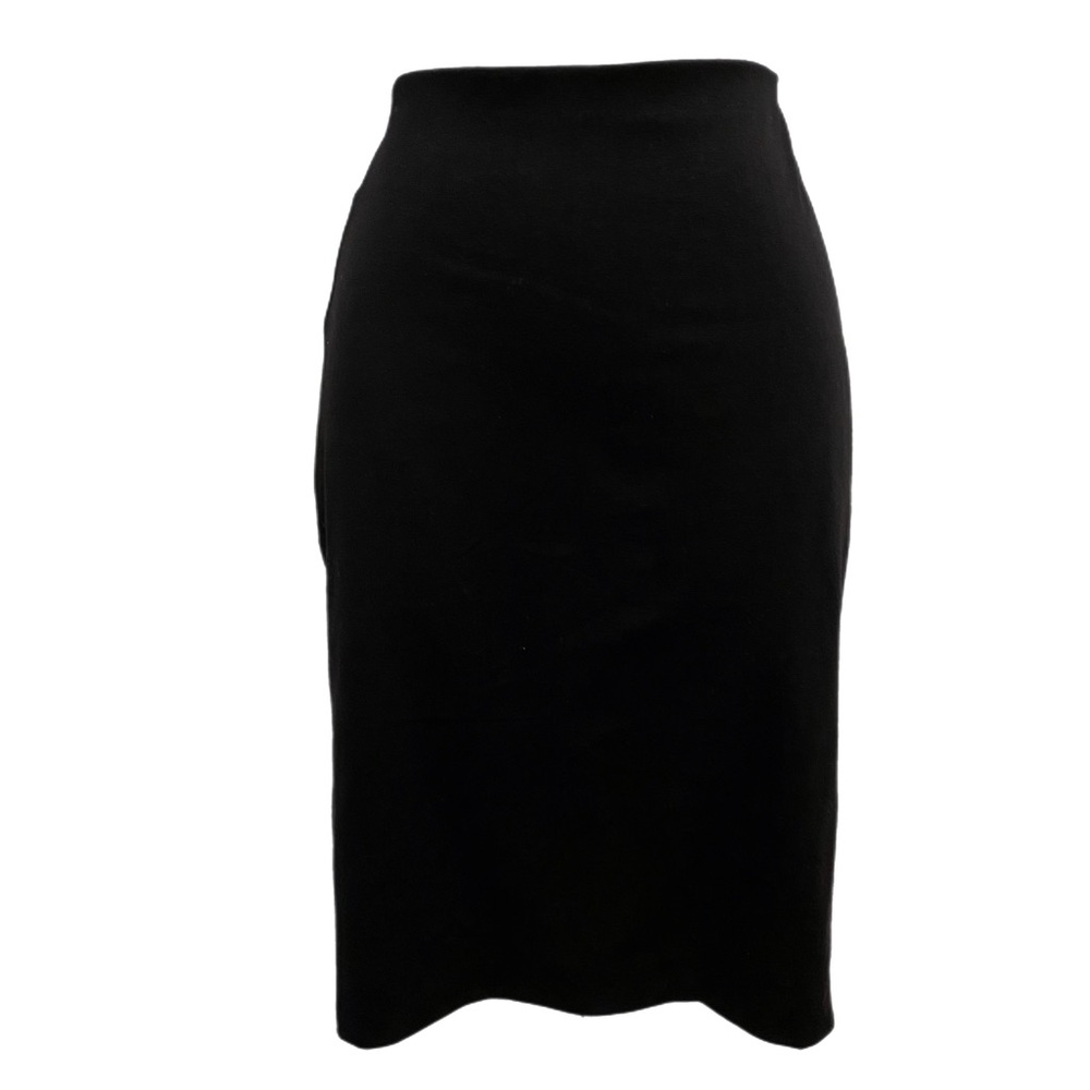 H&M black pencil skirt, cotton, size Small